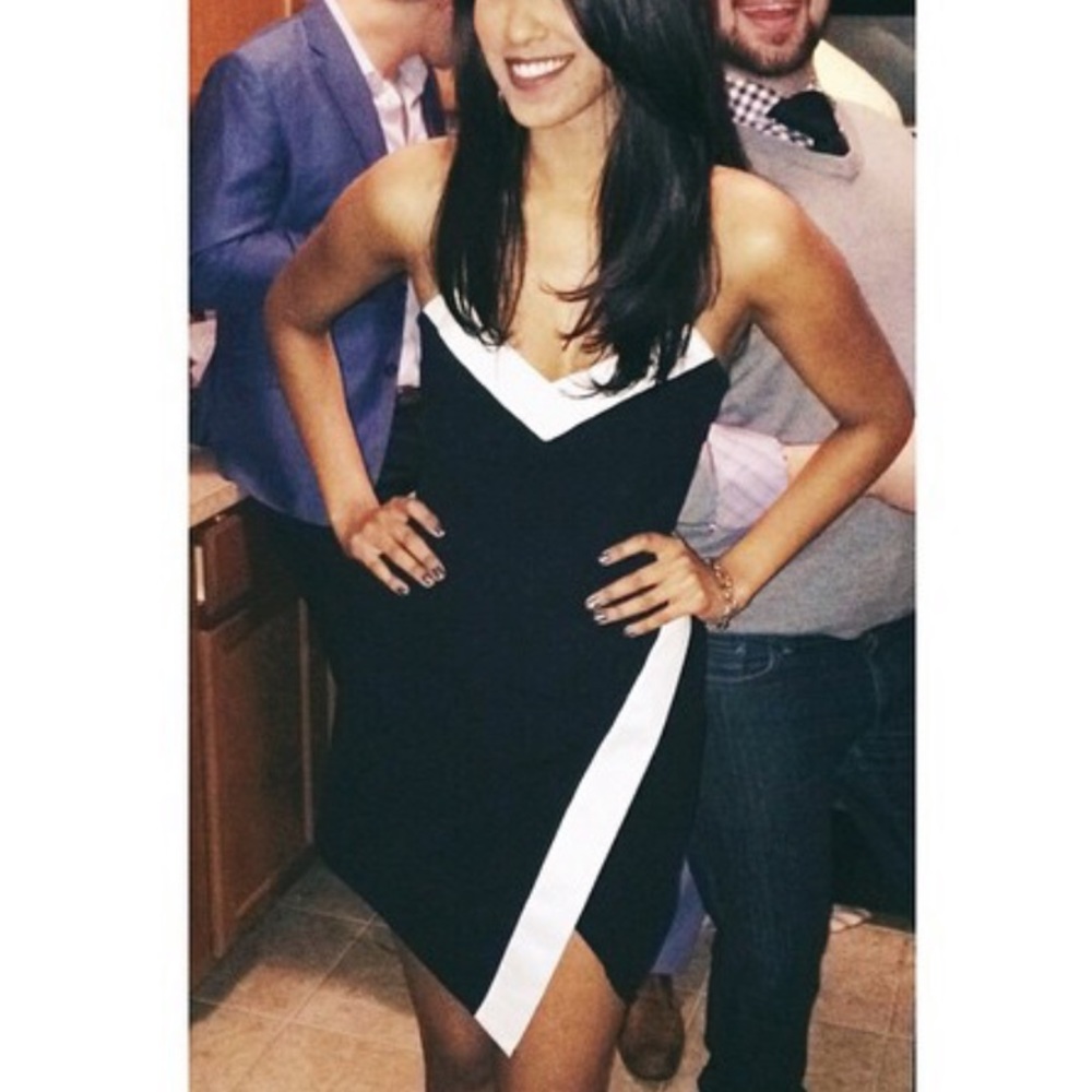 Bebe strapless Cocktail Dress